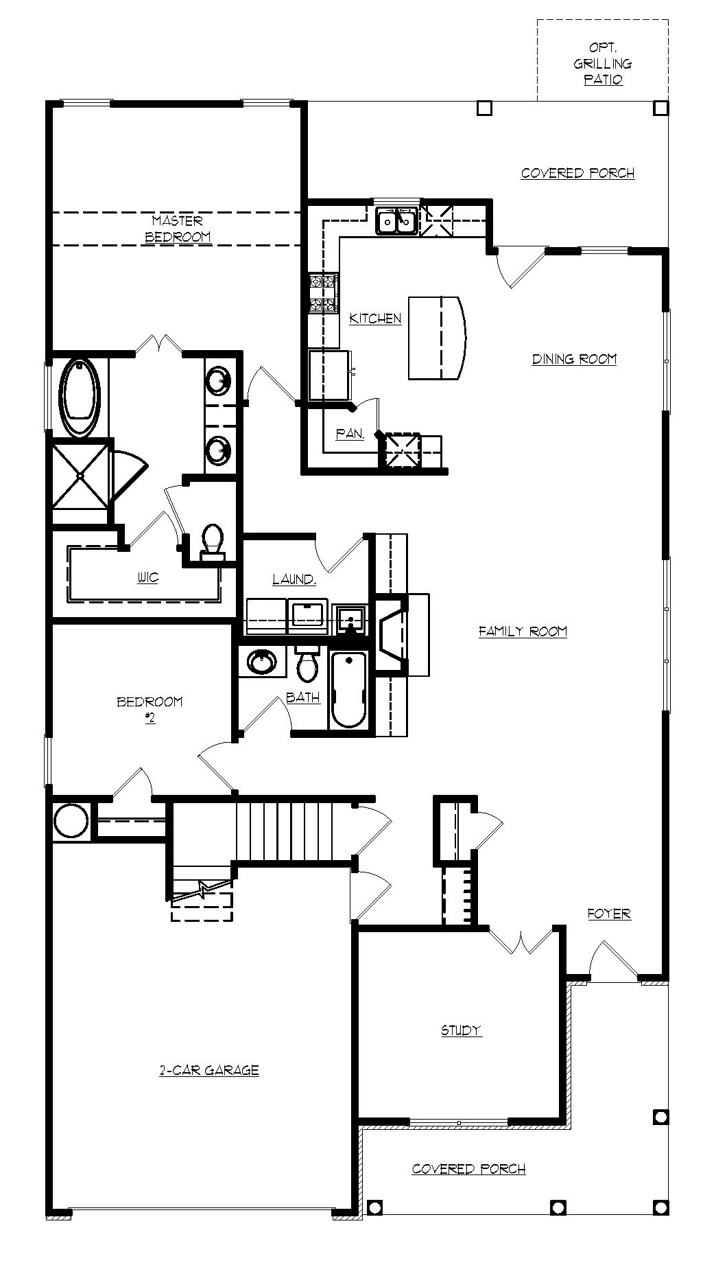 Elm 3 bed 3 bath Stonecrest Homes
