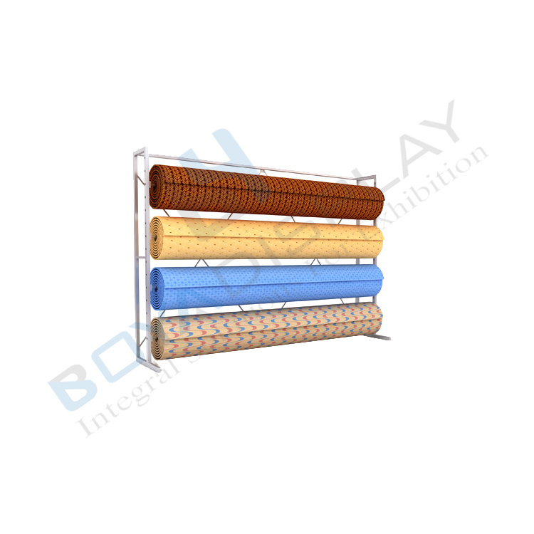 Customizable Fabric Rug Carpet Rack Sample Display Stand