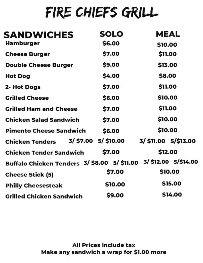 Fire Chiefs Grill Food Truck at Stonefield Cellars