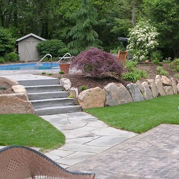 Steps and Stone Walls Stonegate Landscape Construction