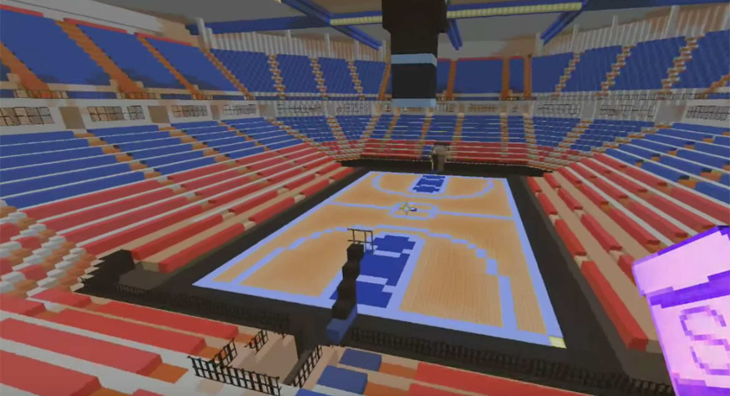 Fan Creates Sleep Train Arena in Minecraft Stone MarshallAuthor