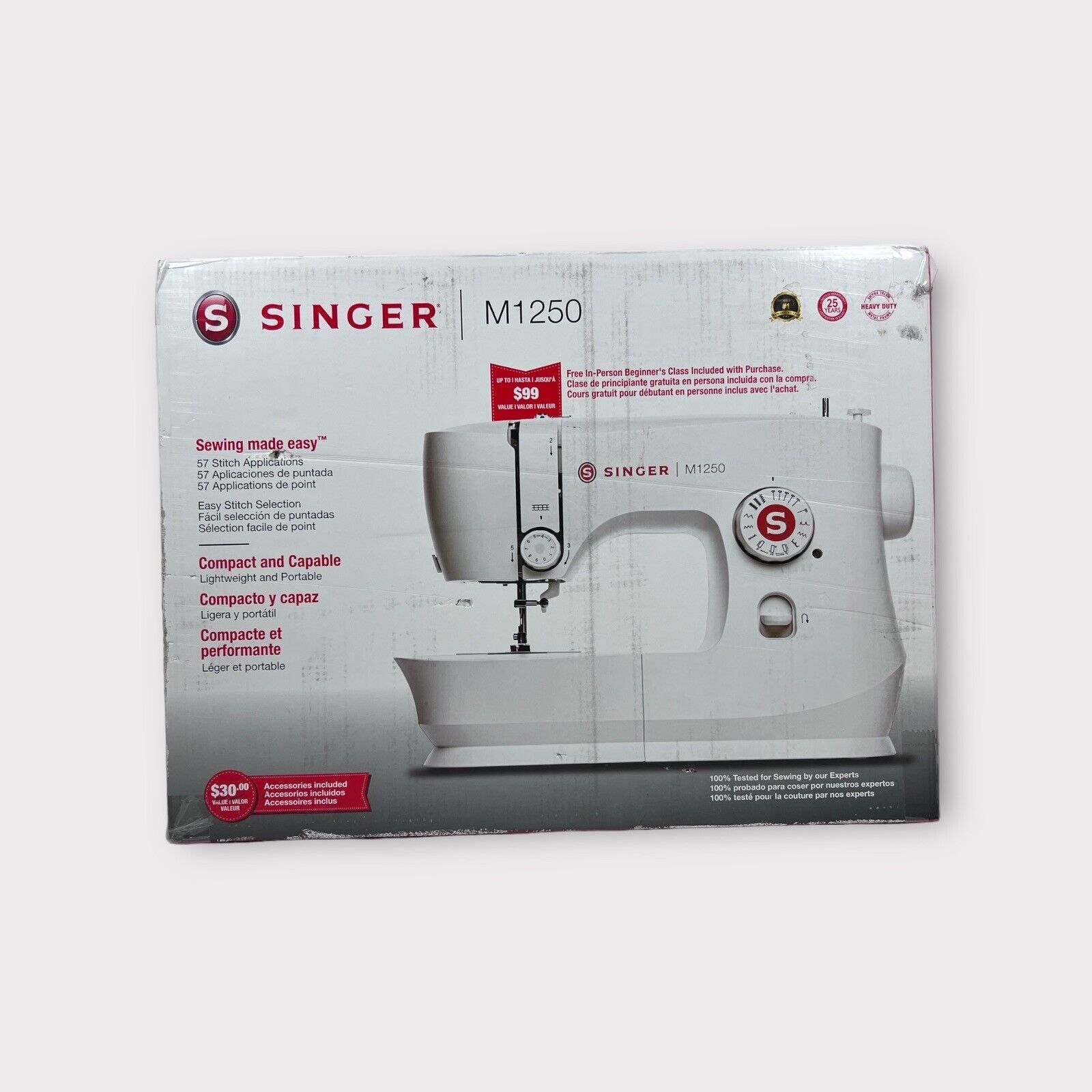 Singer M1250 57-Stitch Sewing Machine – White BRAND NEW – Stone Park Pawn