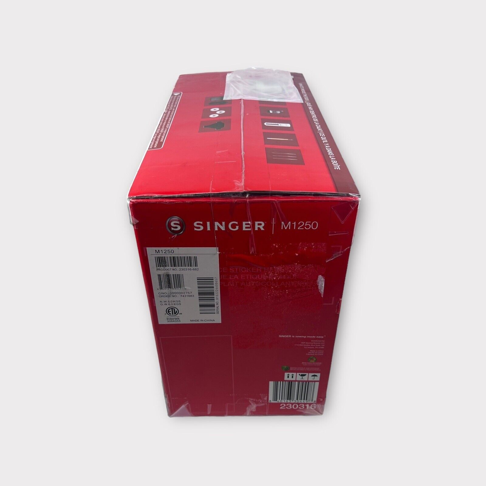 Singer M1250 57-Stitch Sewing Machine – White BRAND NEW – Stone Park Pawn