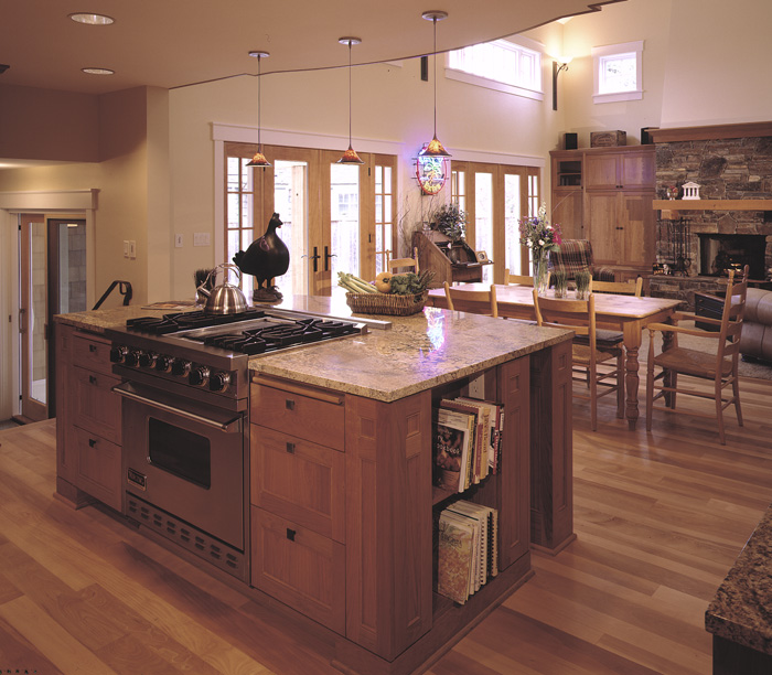 Kitchens Stone Pillar Remodeling