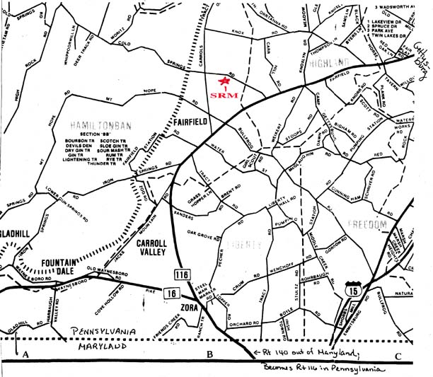 Stone Ridge Manor Map