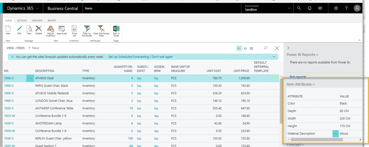 Item Attributes in Dynamics 365 Business Central Stoneridge Software