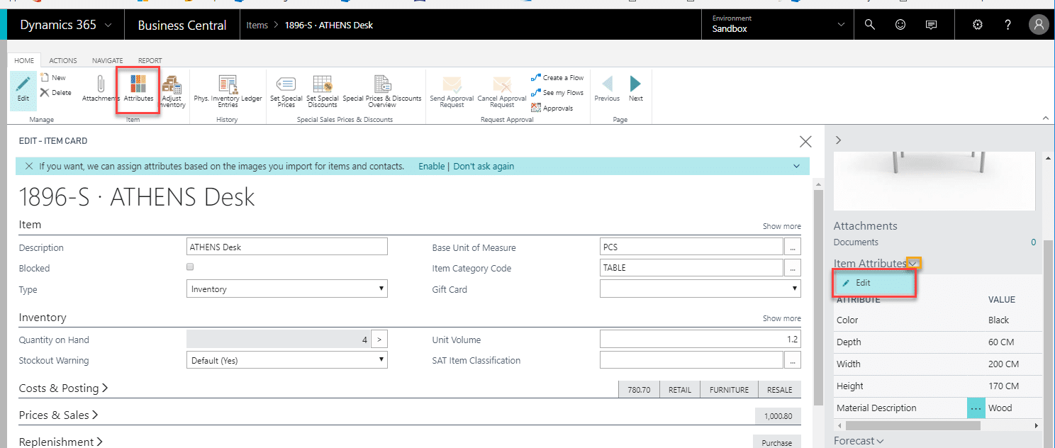Item Attributes in Dynamics 365 Business Central Stoneridge Software
