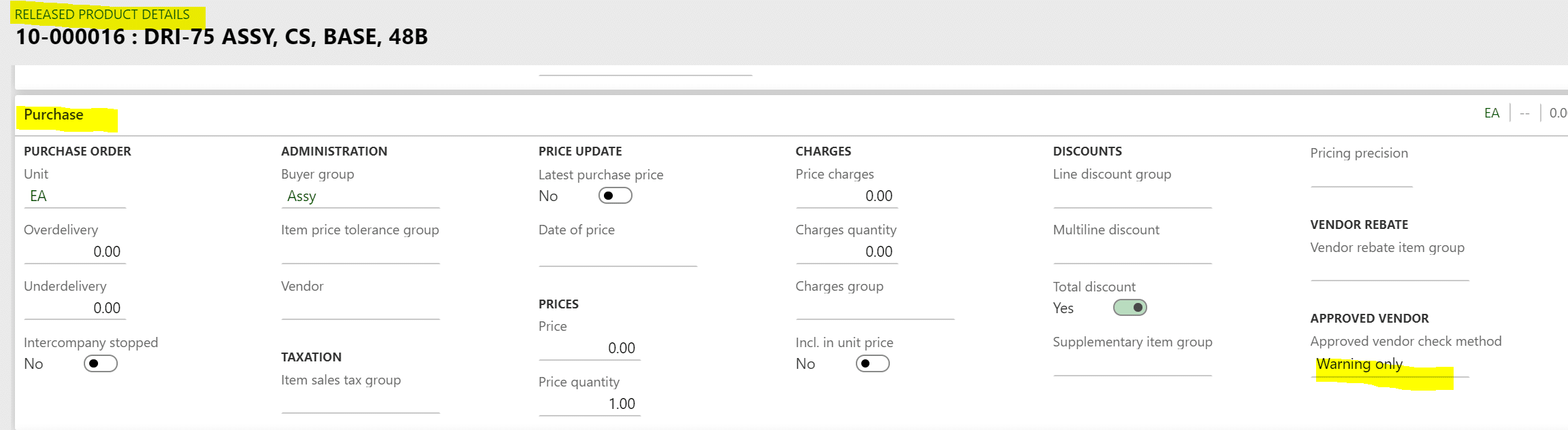 Approved Vendor By Item By Site Stoneridge Software