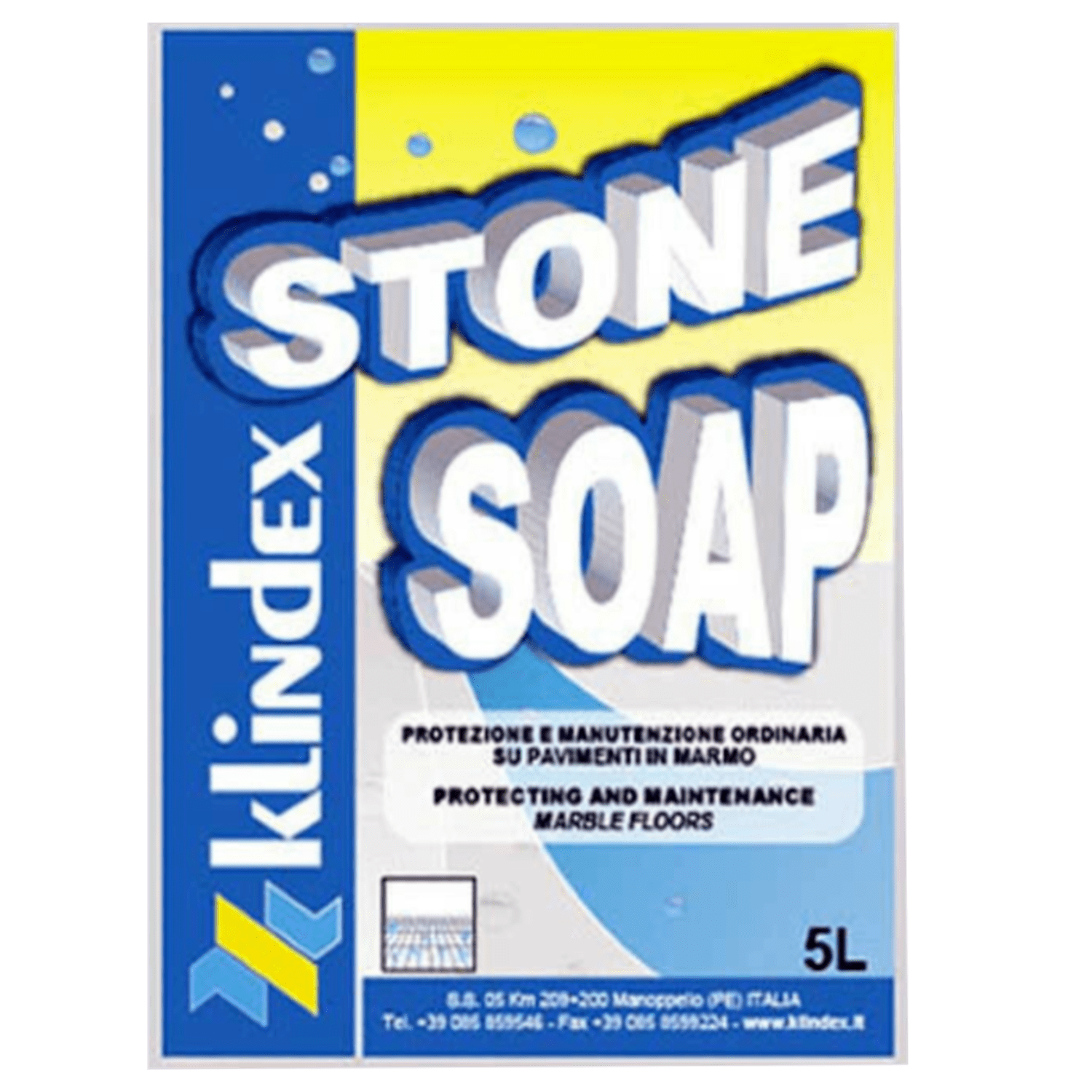 Klindex Stone Soap Floor Cleaner and Sealer 2 in 1 5L Professional