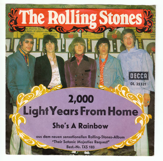 The Rolling Stones 2000 light years from home she s a rainbow (Vinyl