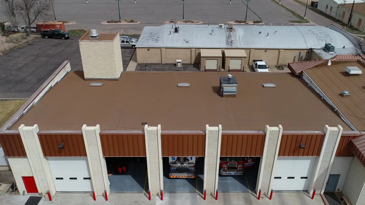 Brighton Fire Department Stonescape Steel Roofing