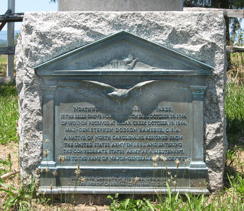 Major General Stephen Dodson Ramseur monument