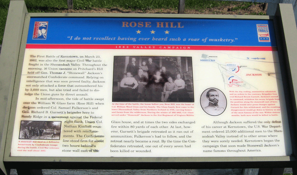 Rose Hill wayside marker