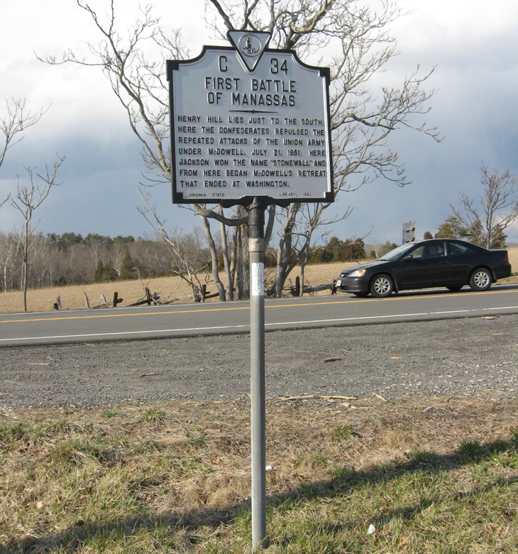 Three Virginia Historical markers Stone Sentinels