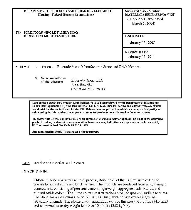 Eldorado Stone Resources - Stoneworks