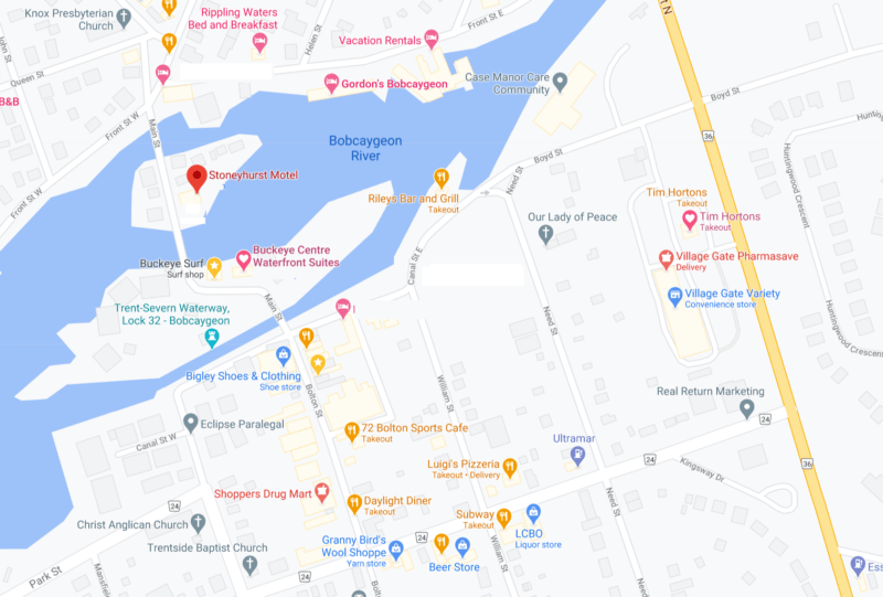 Stonyhurst Hours and Location Stonyhurst Motel Inn in Bobcaygeon