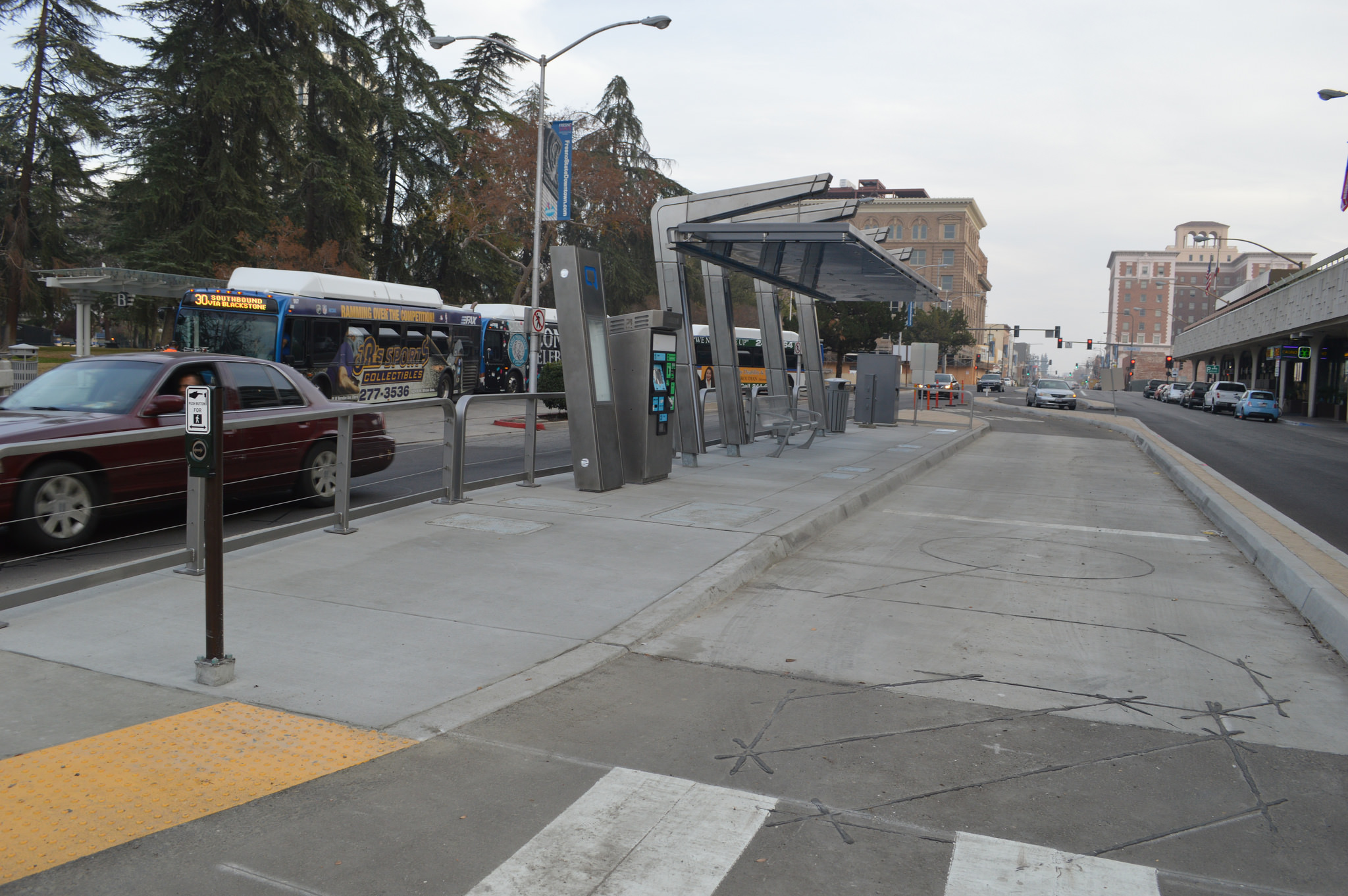 Fresno added bus service, and riders appear to be responding Stop and