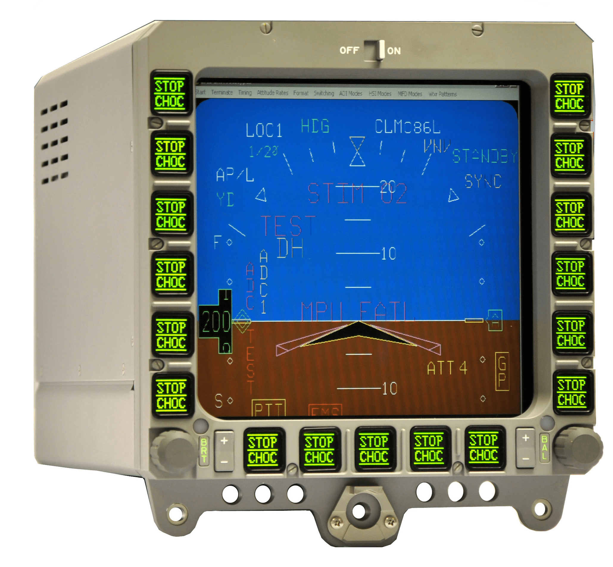 Simulated Instrument Panels Hutchinson Stopchoc
