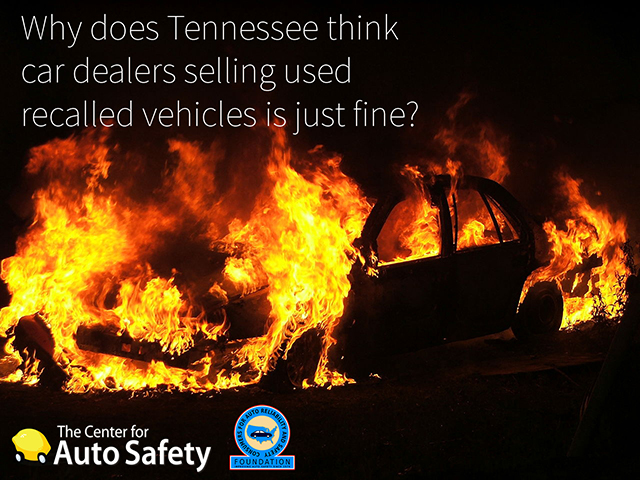 Auto Dealers Sell, Rent, Loan Unsafe, Recalled Used Cars