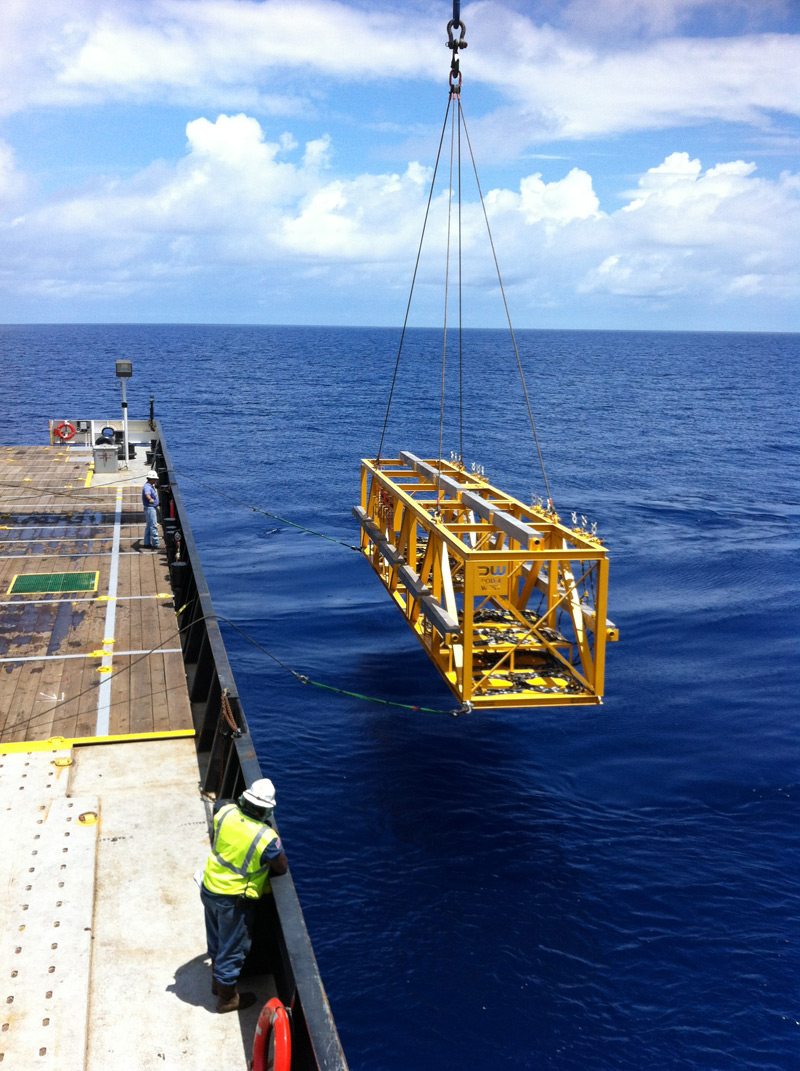 Project Self monitored anode sled for the Olympus field