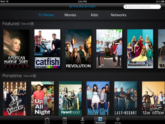 Stop the Cap! » Time Warner Cable Updates iPad App, Introducing On