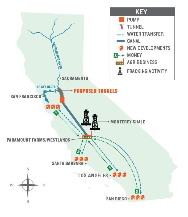 Map of the Project Stop the Tunnels
