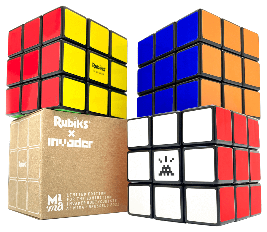 MIMA Rubiks Cube x Invader Invader Stopwatch Gallery Art Gallery