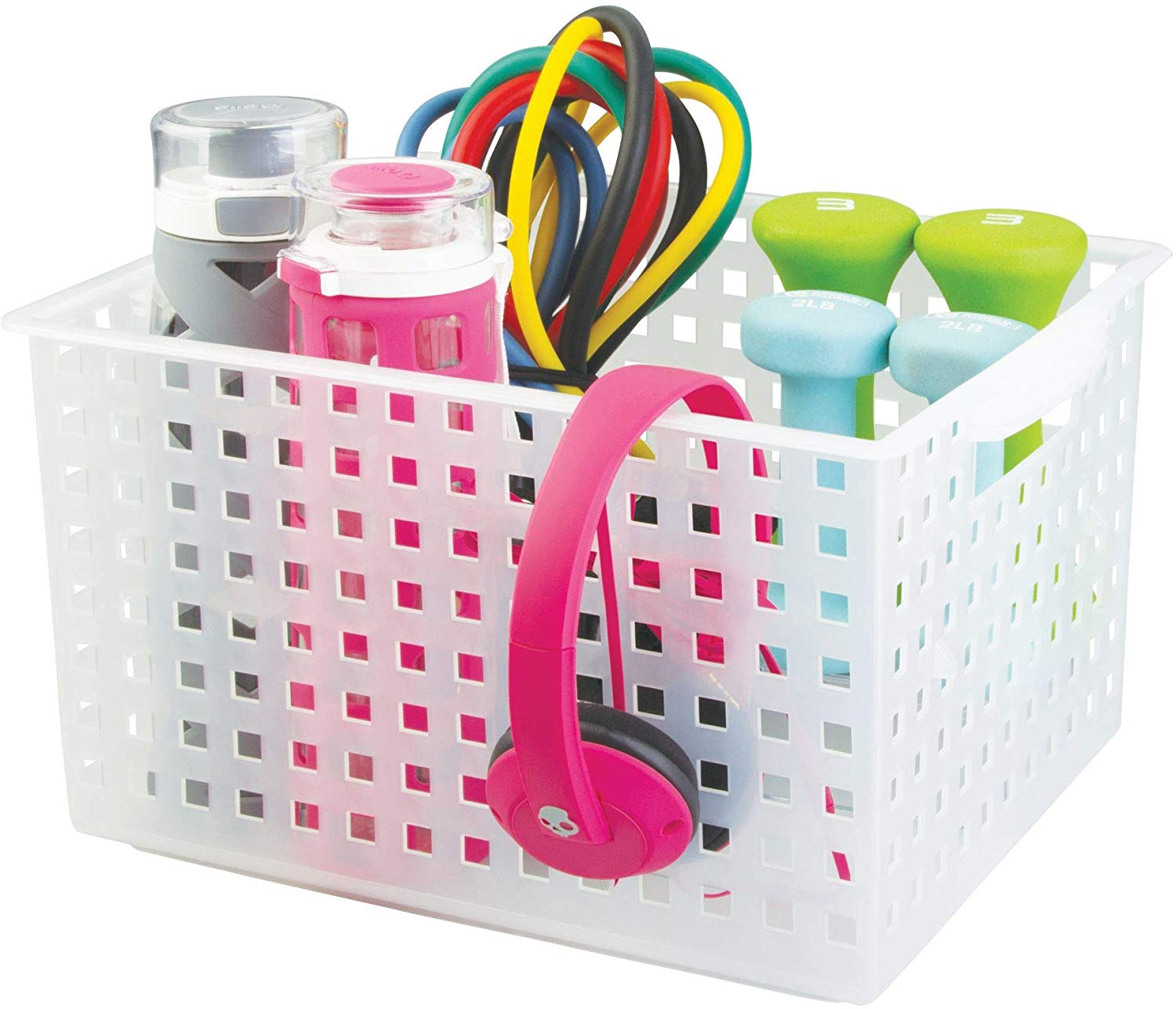 5.5 x 4.5 x 3 inches IP Clear Stacking Bin Storables