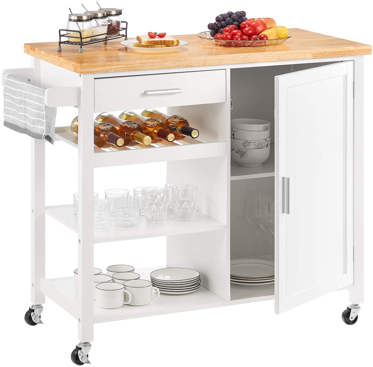 20 Brilliant Ways to Efficiently Use Your Kitchen Storage Cart Storables