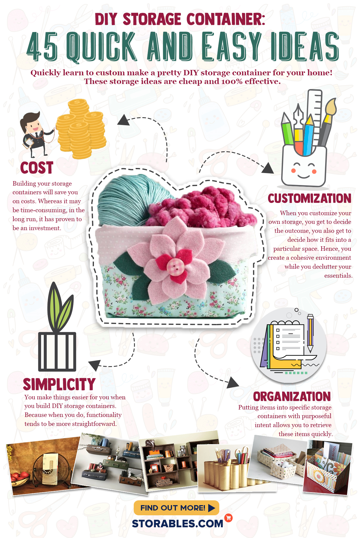 DIY Storage Container 45 Quick And Easy Ideas Storables