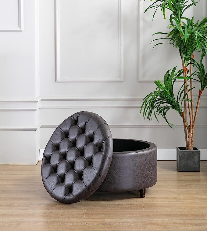 16 Best Black Storage Ottoman Picks To Hide Clutter Storables
