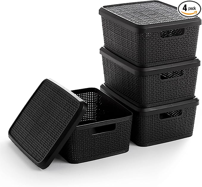 The Hottest Black Storage Bins for Your Home Storables