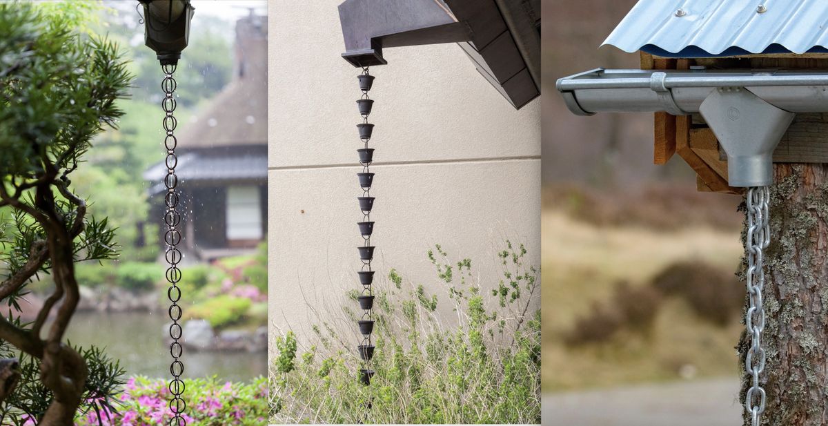 How Do Rain Chains Work Without Gutters Storables