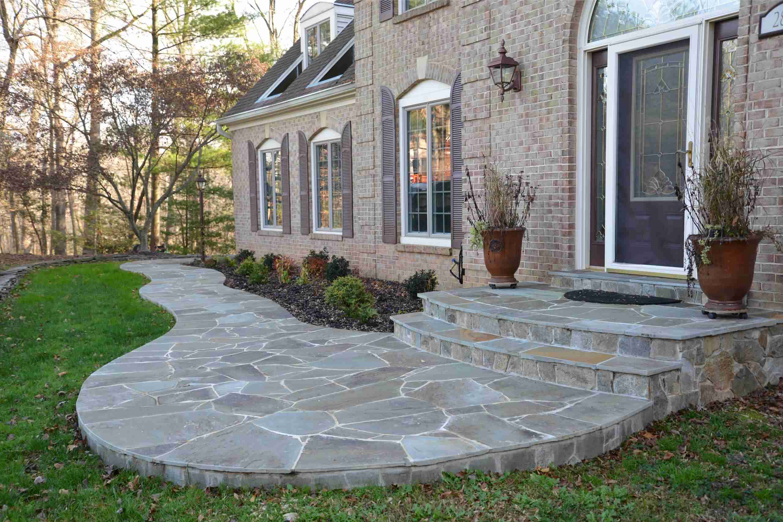 How To Build A Flagstone Walkway With Mortar Storables