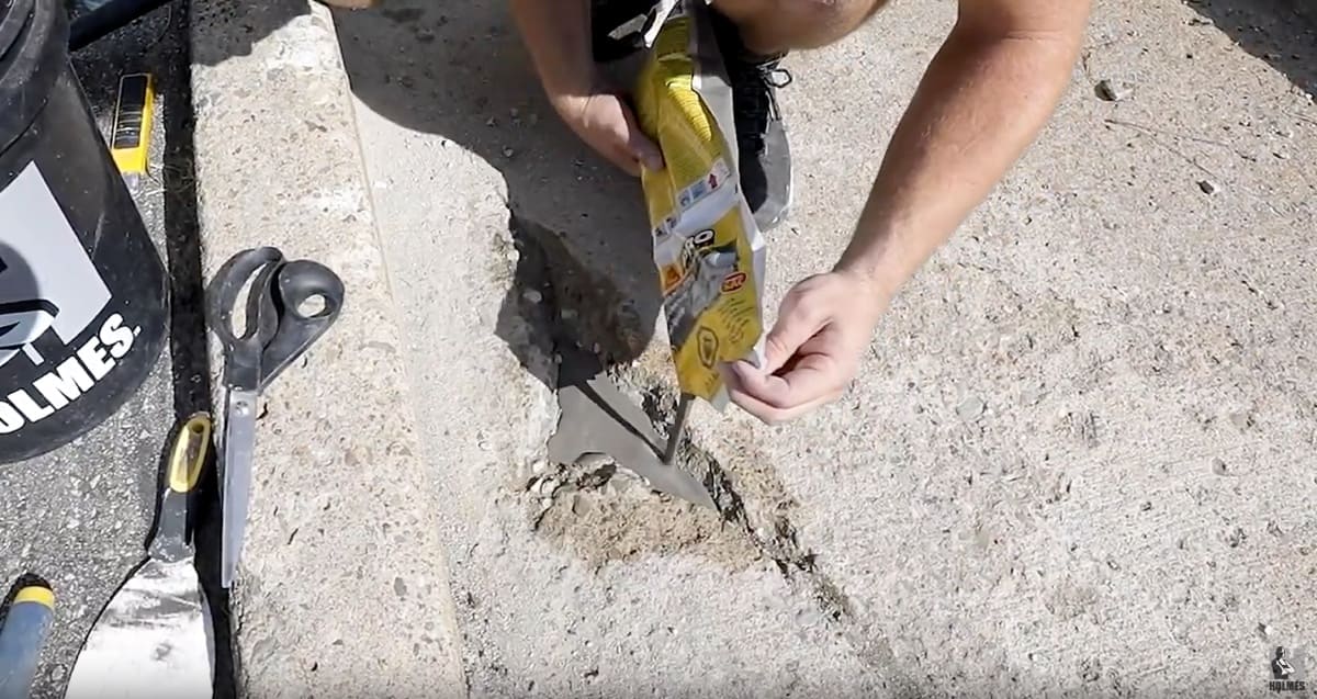 How To Fill Holes In Concrete Garage Floor Two Birds Home