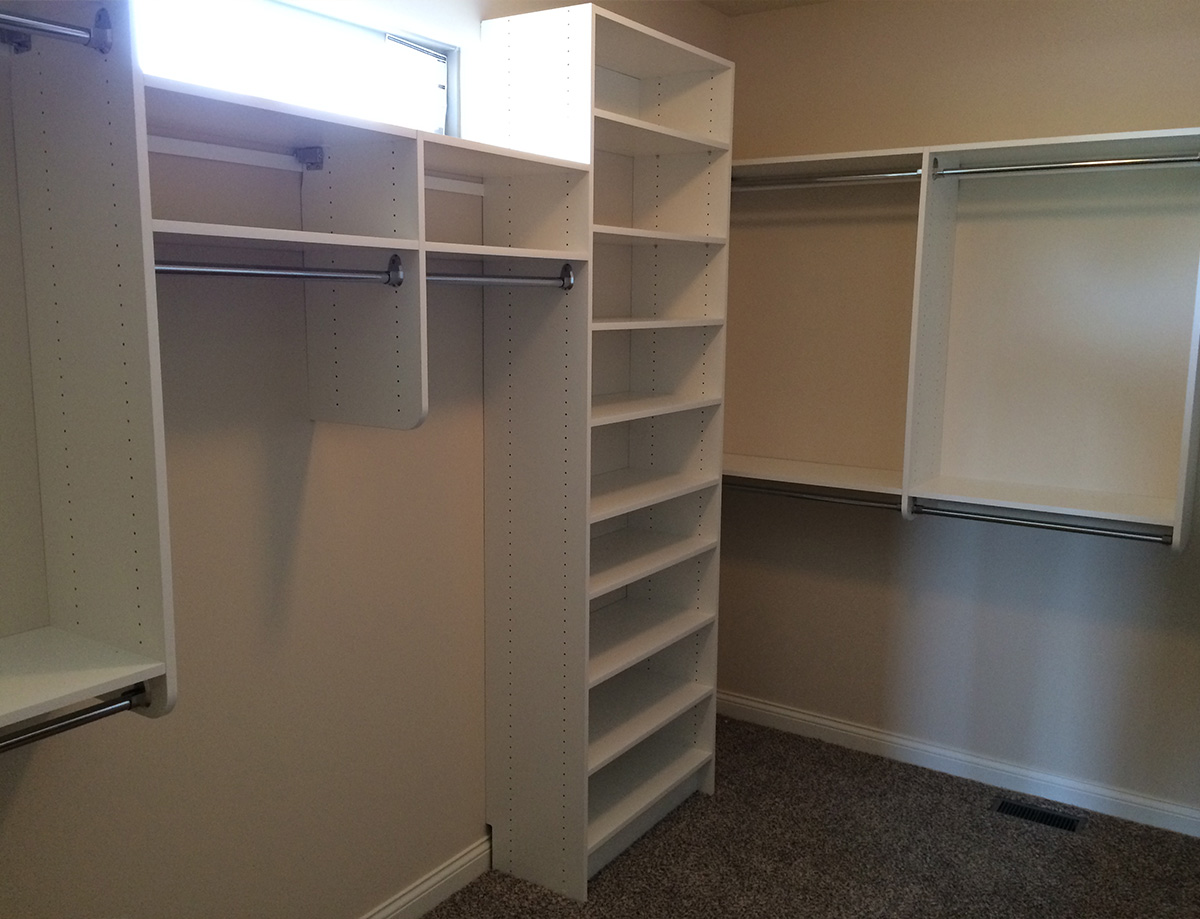 Install Simple Closet Shelves Storables