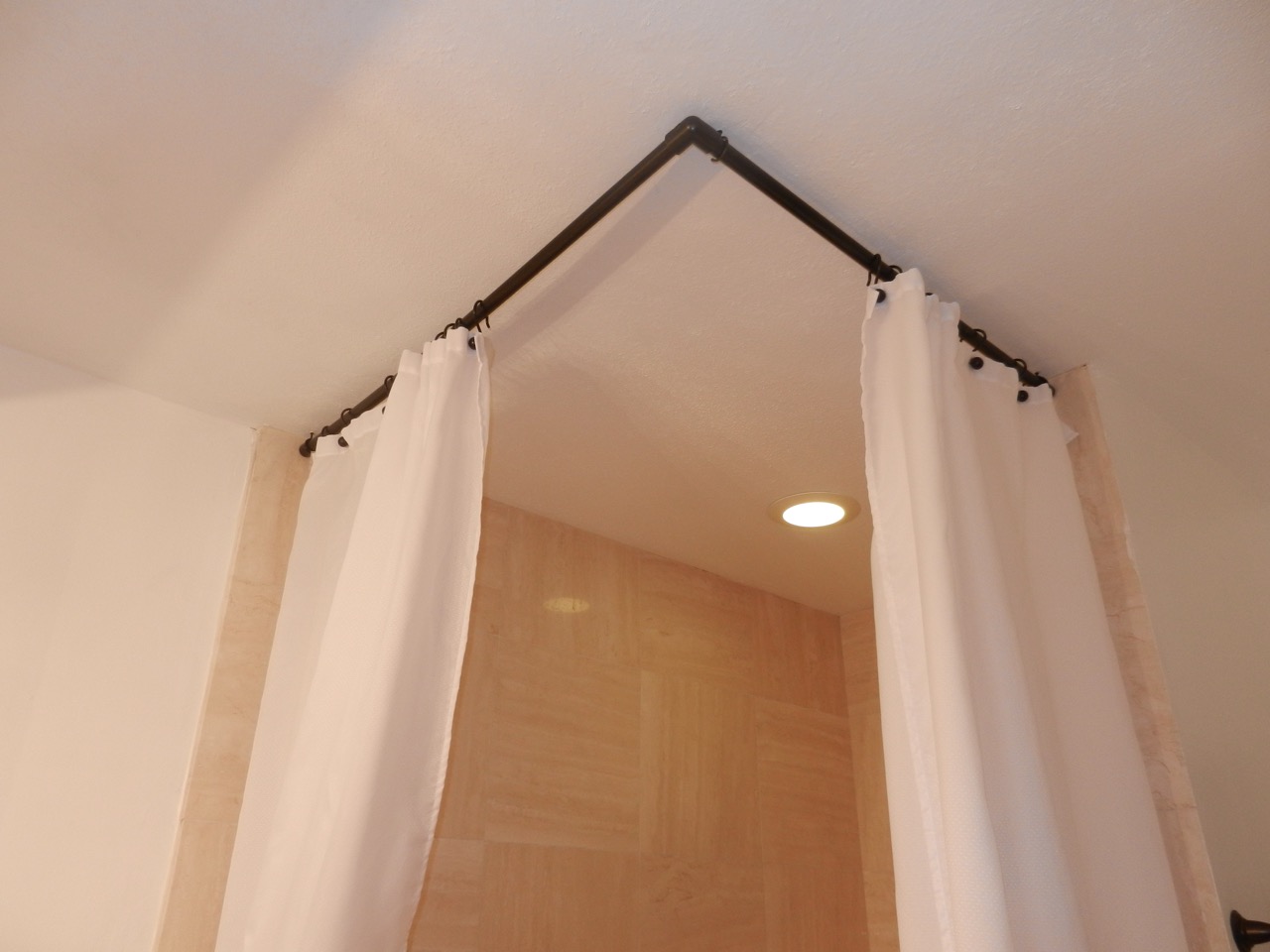 How To Hang A Shower Curtain From The Ceiling Storables