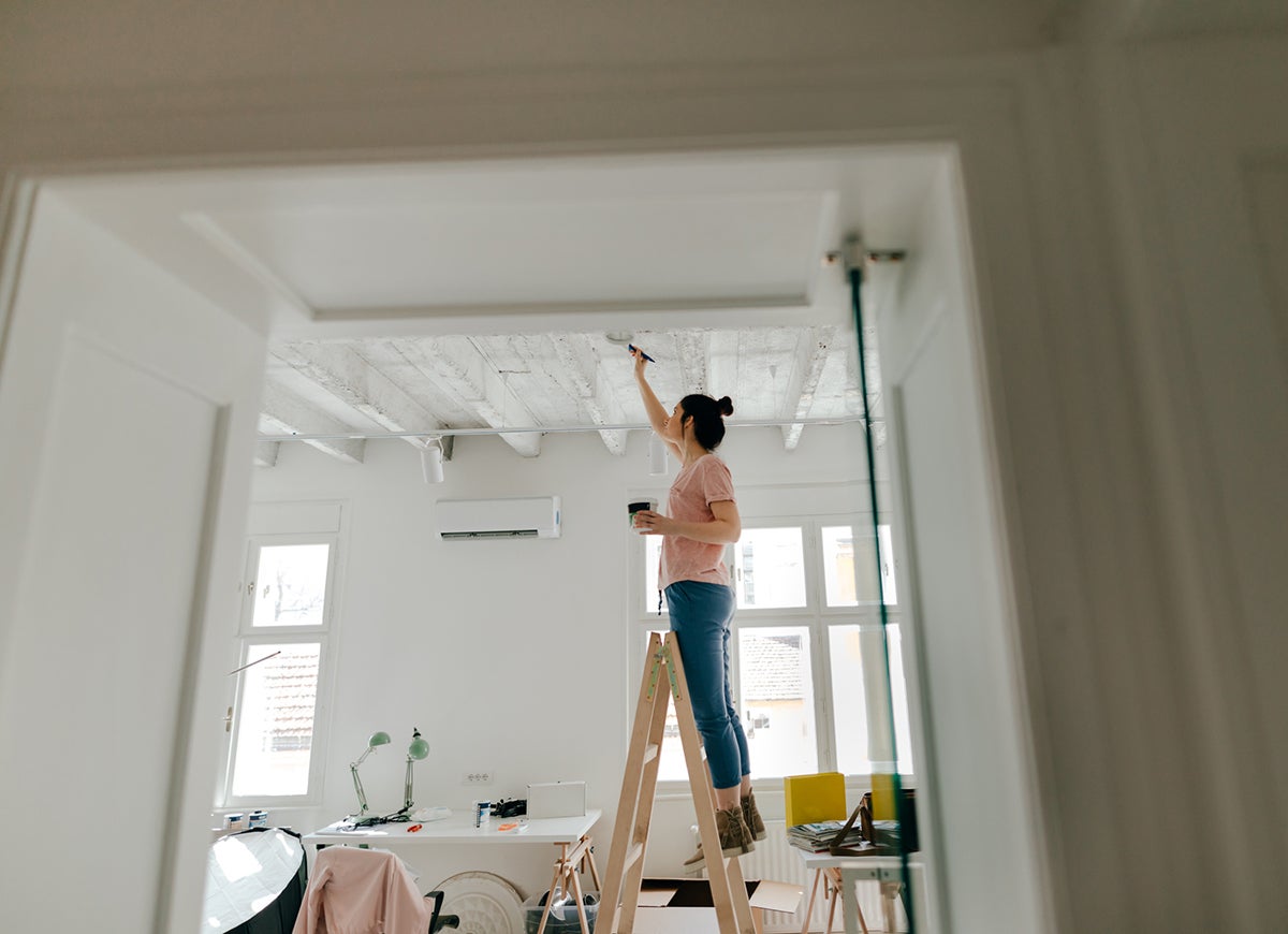 How To Paint A Ceiling Without Getting It On The Walls Storables