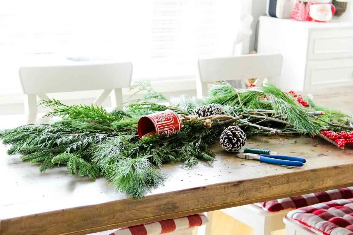 How To Make A Greenery Swag Storables