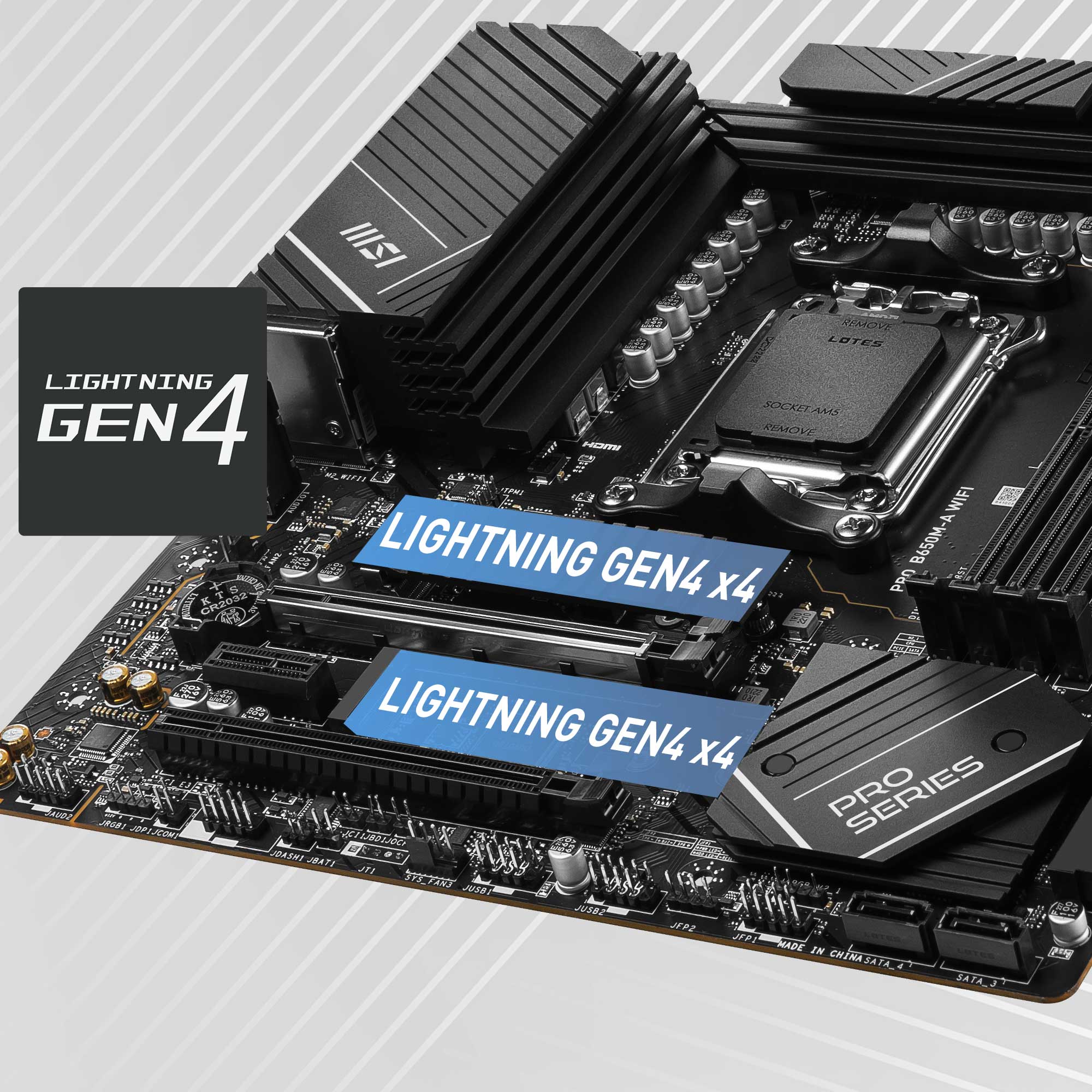 MSI PRO B650MA WIFI AMD Socket AM5 Motherboard PRO B650MA WIFI CCL