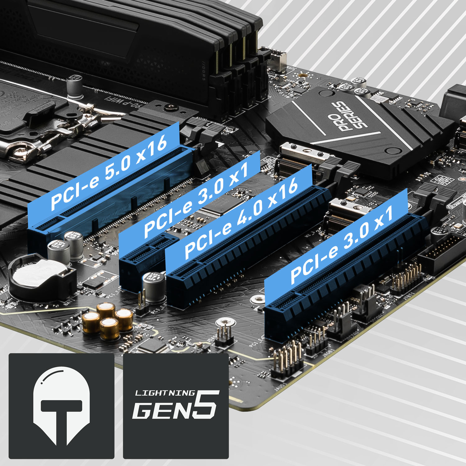 MSI PRO Z790-P WIFI Intel Socket 1700 Motherboard - PRO Z790-P WIFI | CCL