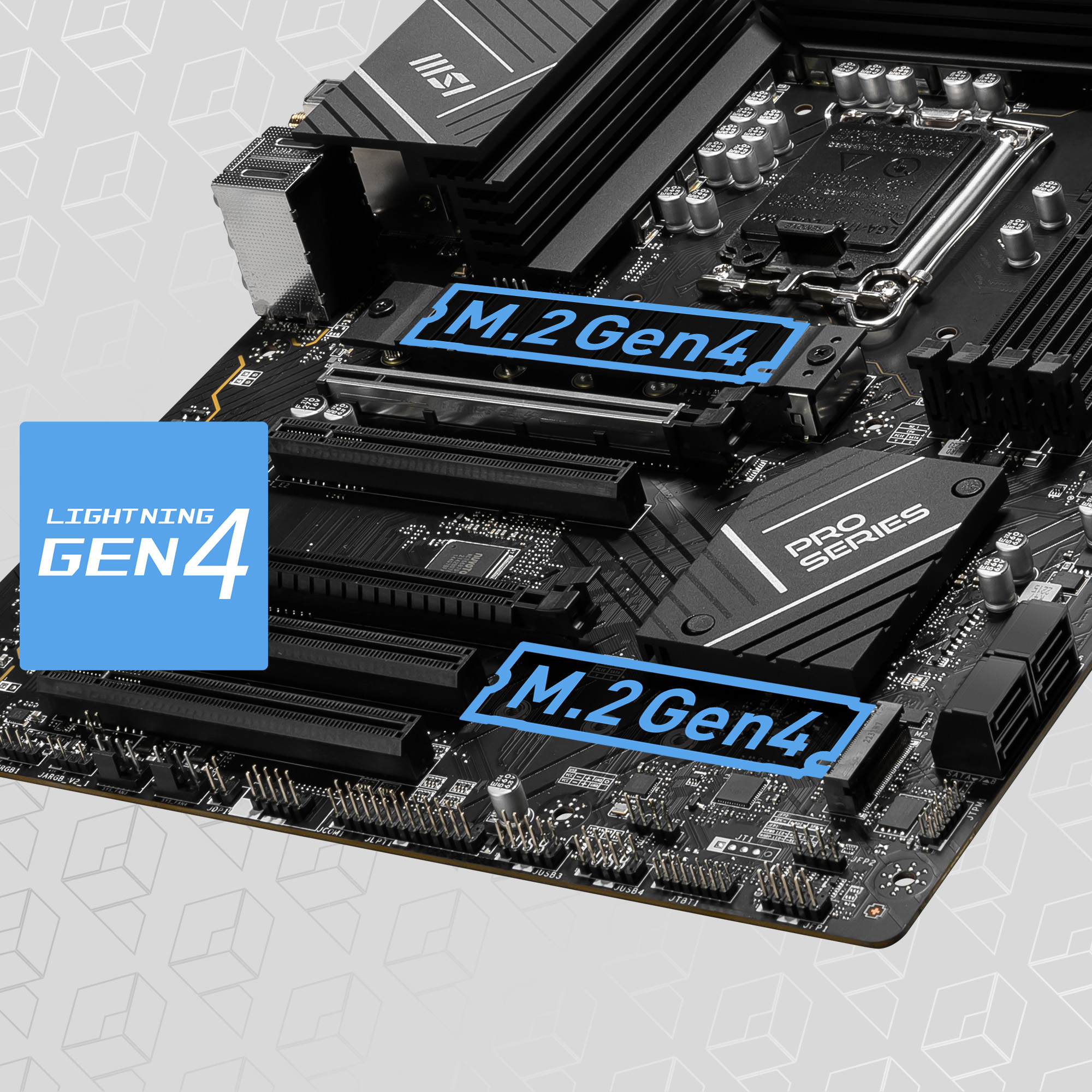 MSI PRO B760P WIFI DDR4 5333mhz(OC) RGB M.2 1700p ATX Anakart, 210240931