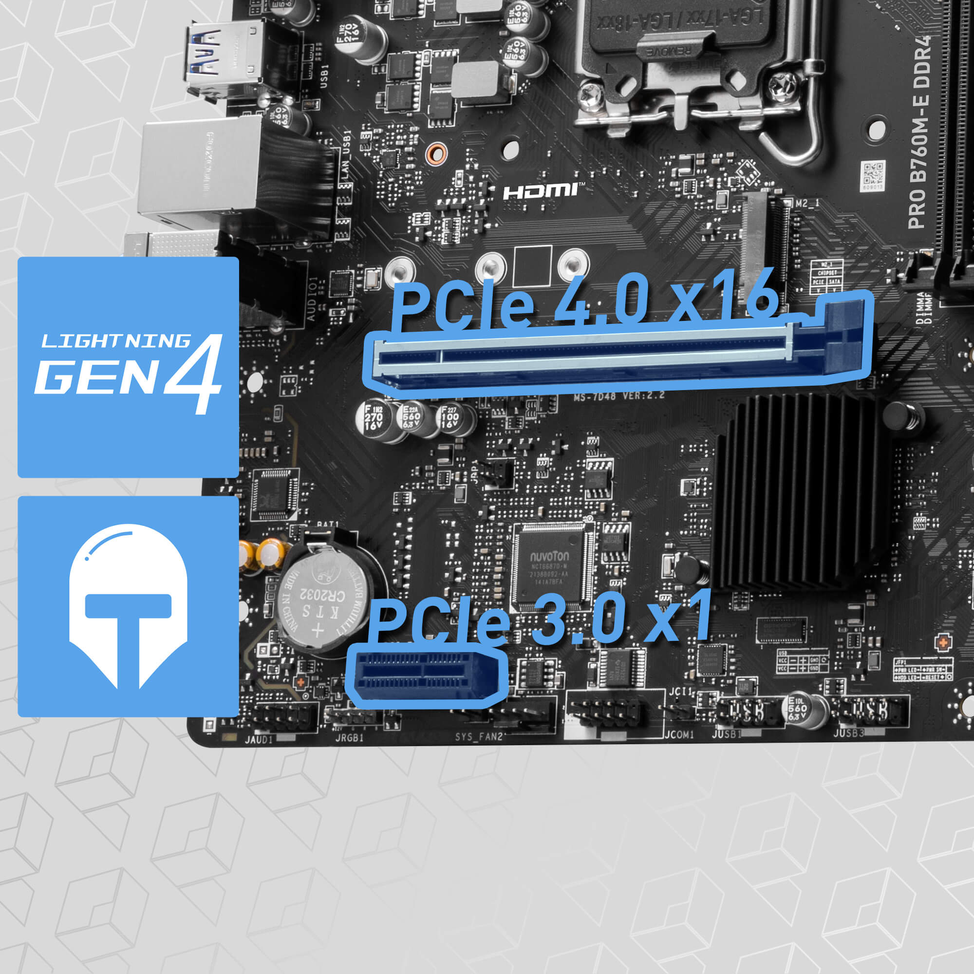 Buy MSI Pro B760ME DDR4 Intel Motherboard Supports Intel 12th , 13th