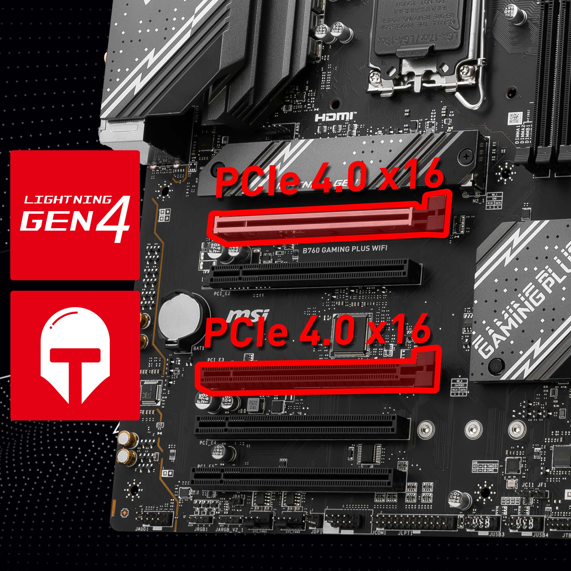 MSI B760 Gaming Plus WIFI DDR5 LGA 1700 ATX Motherboard — Computer Orbit