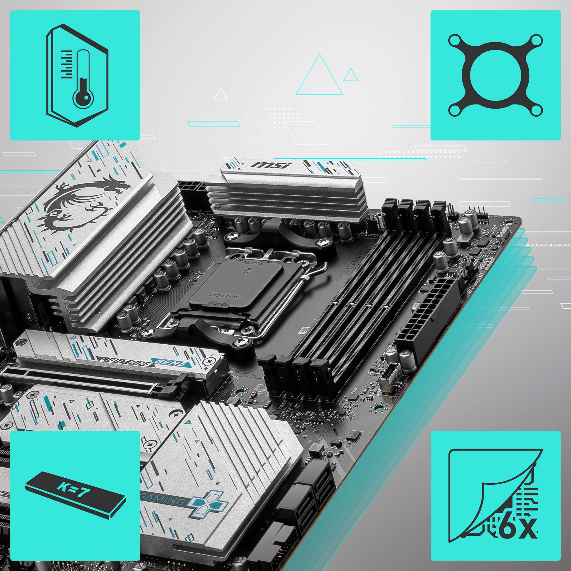 MSI X670E Gaming Plus Wifi ATX AMD Gaming Motherboard | Powered by MSI