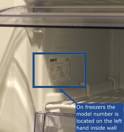 Find Your Model Number - Beko Eire