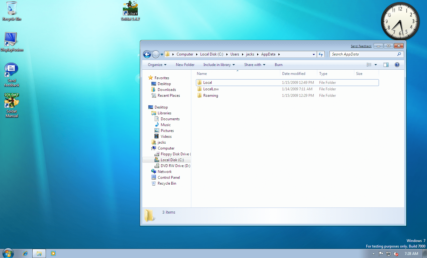 Windows AppData folder: Show and manage application data