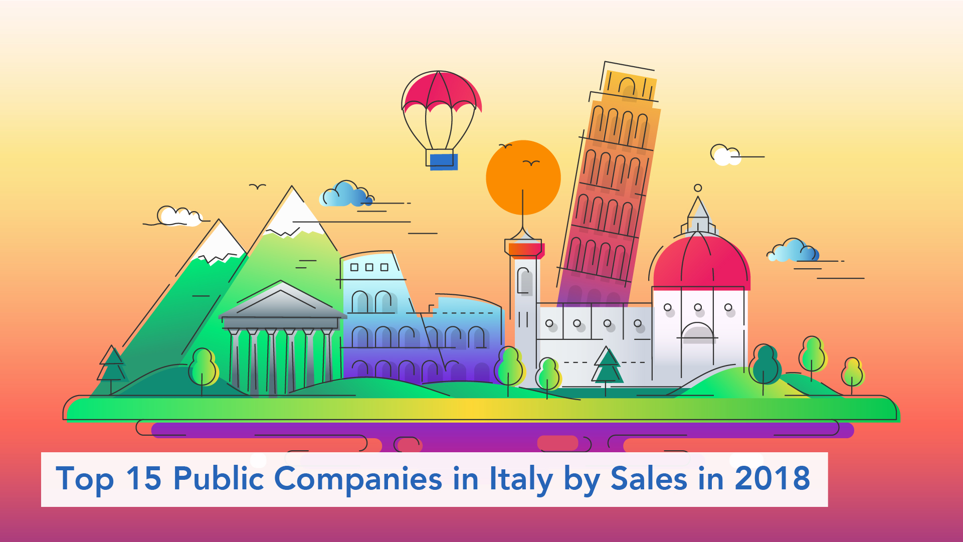 Top 15 Public Companies in Italy by Sales in 2018