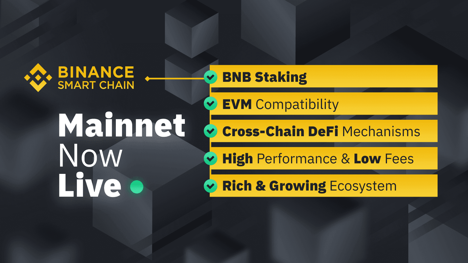 Introducing Binance Smart Chain (BSC) The Most Successful ‘Corporate