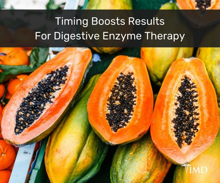 Perfect Timing Maximizes Effectiveness of Your Digestive Enzymes 1MD Nutrition™